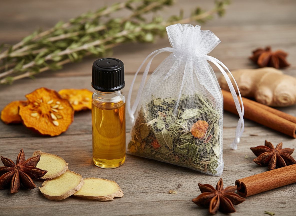 Sacred Evolution Collection | POWER FLAME Anointing Oil and Dream Altar Satchel