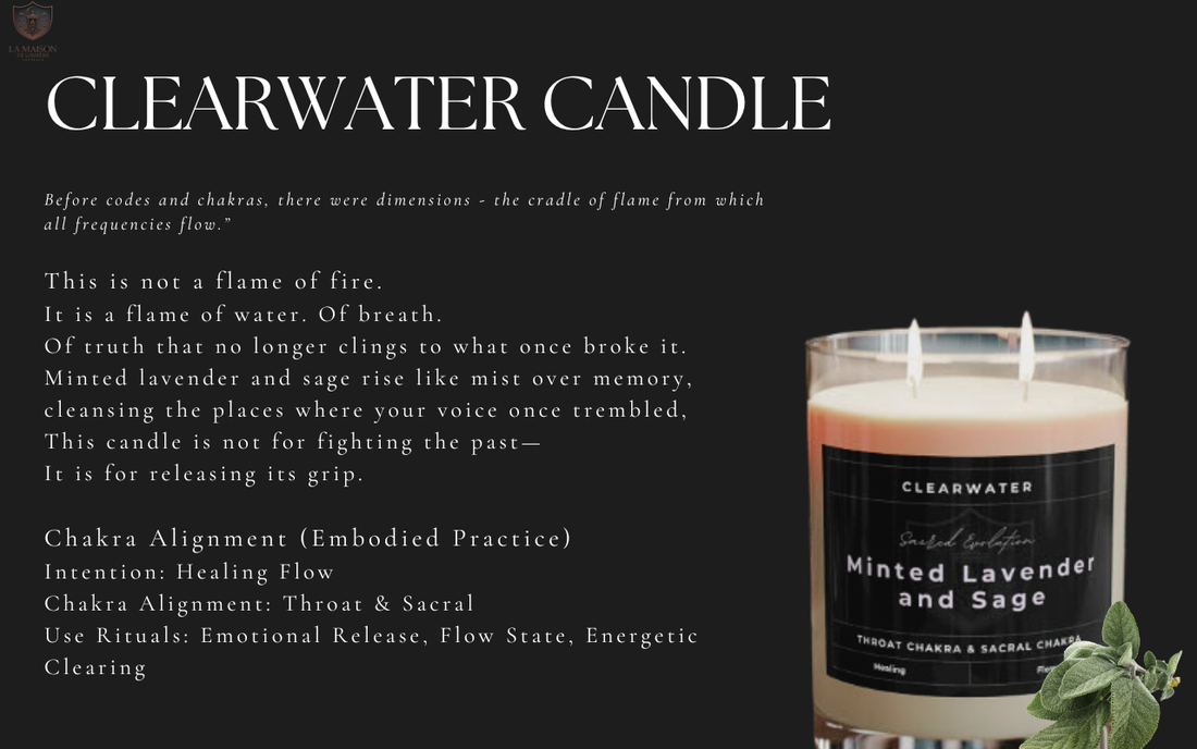 Awaken Your Flame: CLEARWATER Candle, Illumination of Spirit