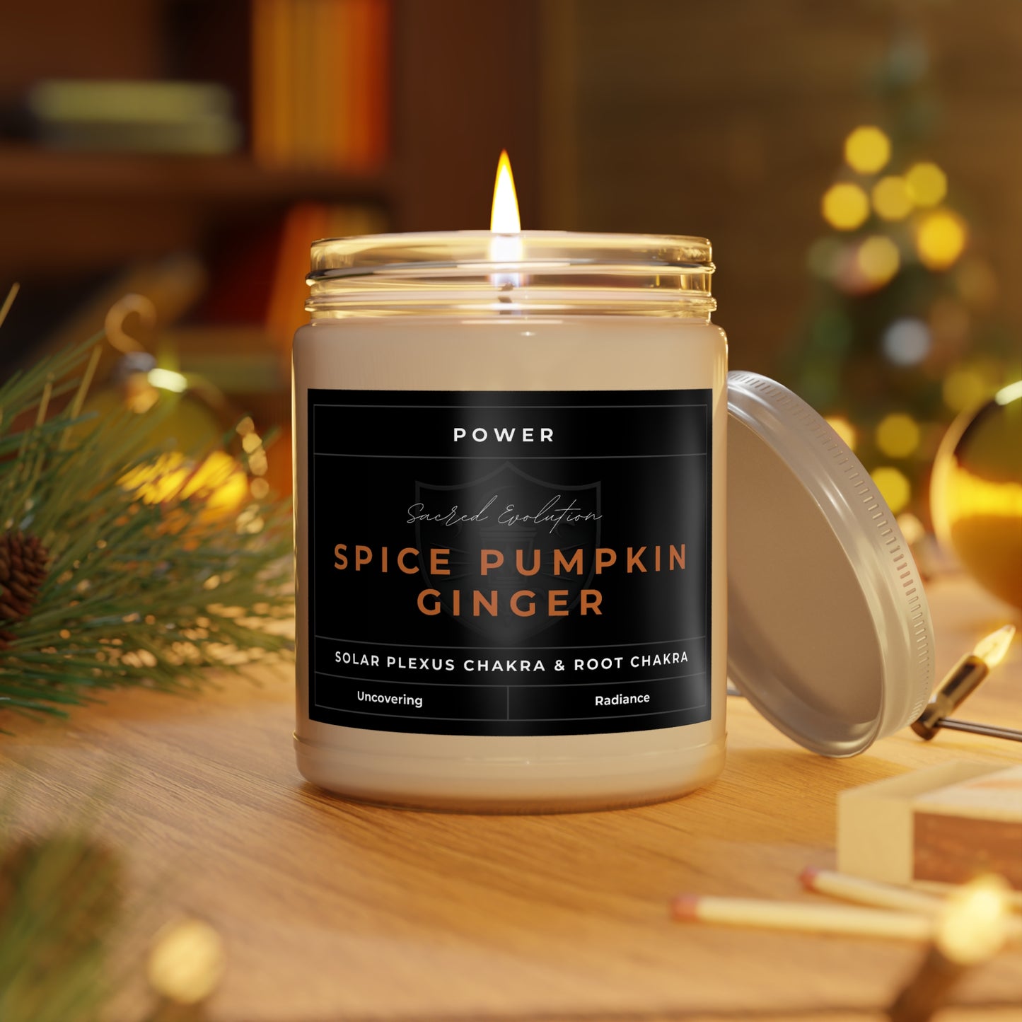 Sacred Evolution Collection | POWER Flame Candle